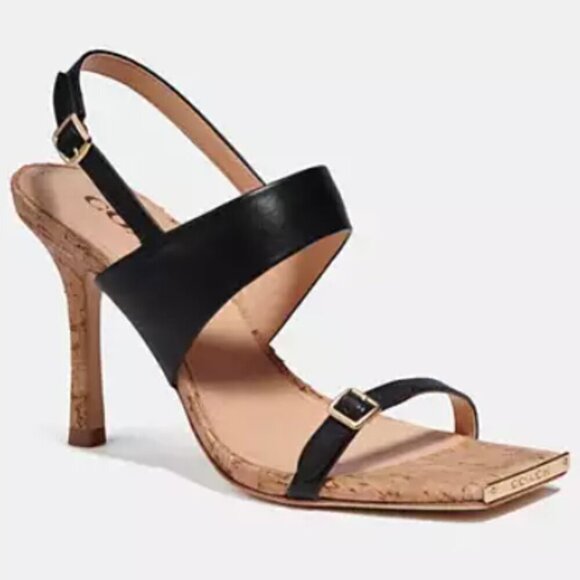 COACH Women's Kit Two-Piece Dress Sandals - Picture 1 of 6